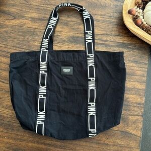 PINK by Victorias Secret black tote